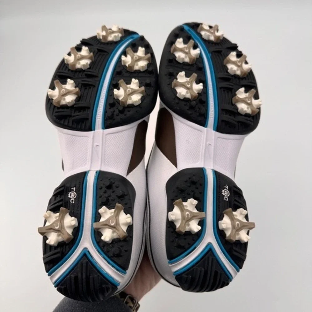 Nike Women's Golf Shoes White‎ Channel Traction Cleats 7 2008 Preppy
